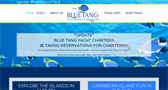 Desktop Screenshot of bluetangyachtcharters.com