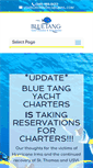 Mobile Screenshot of bluetangyachtcharters.com